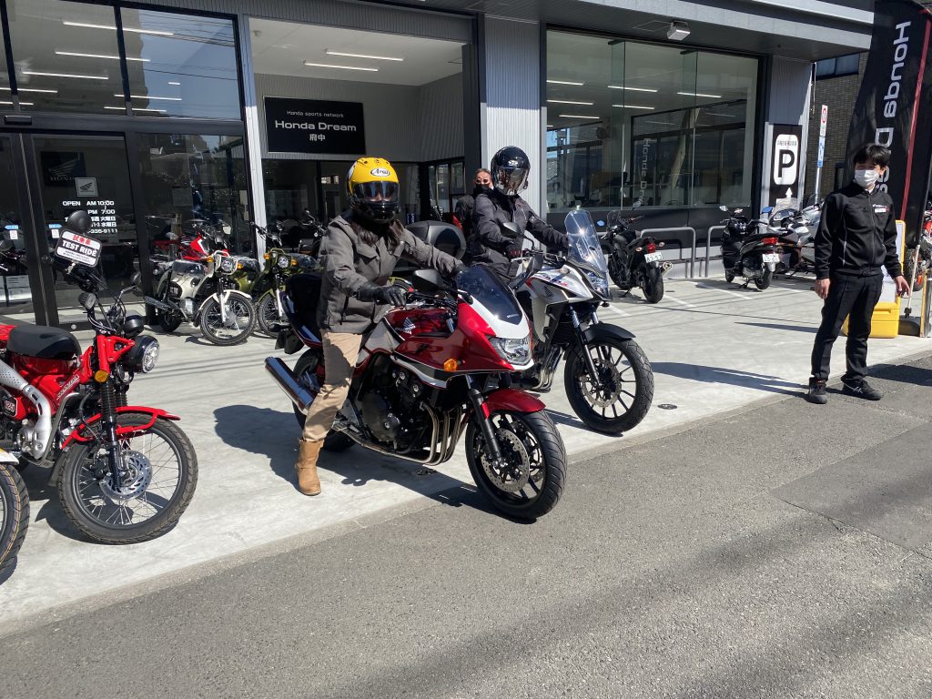 絶好の納車日和でした Honda Dream 府中 絶好の納車日和でした Honda Dream 府中